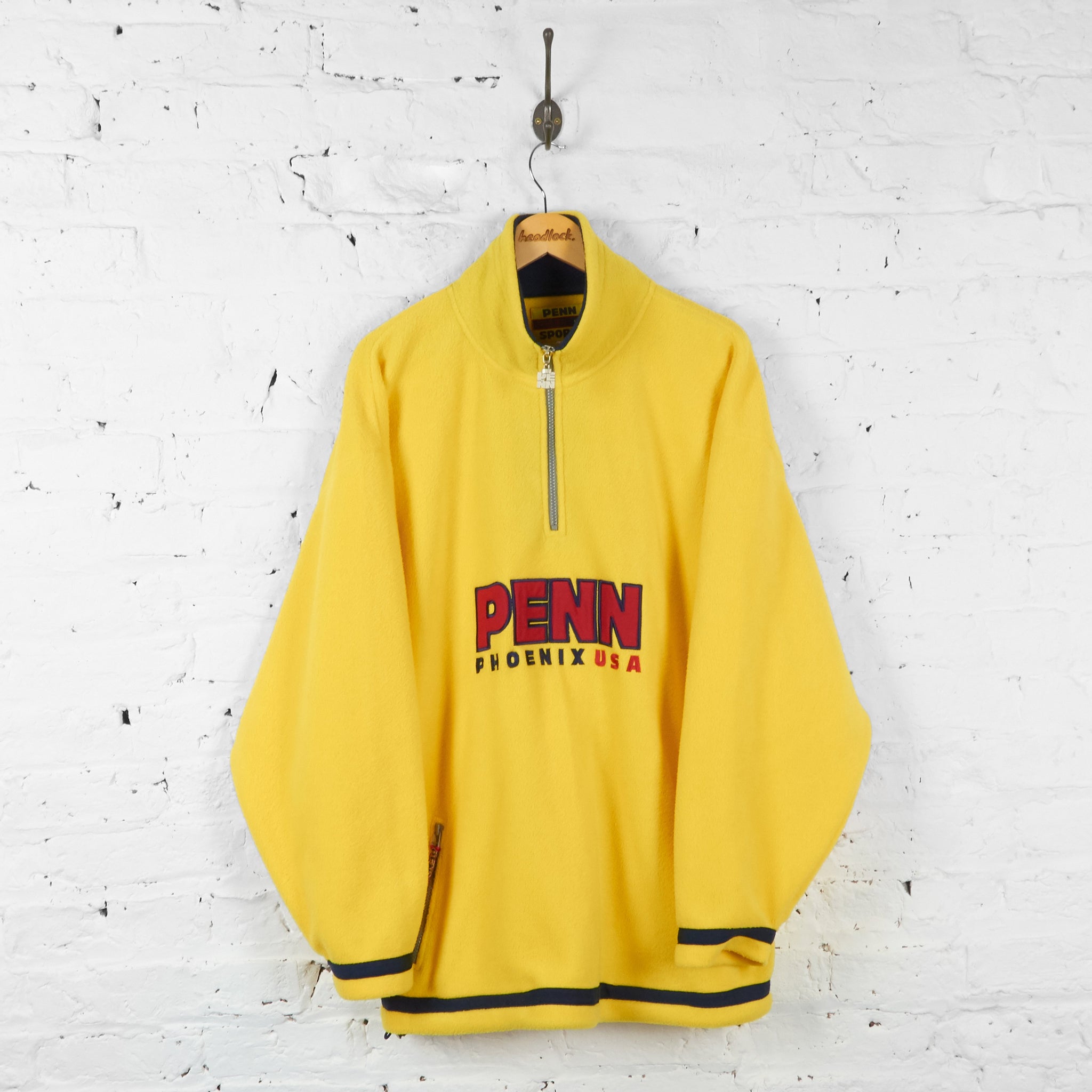 Penn Sports USA 1/4 Zip Fleece Yellow XL – Headlock
