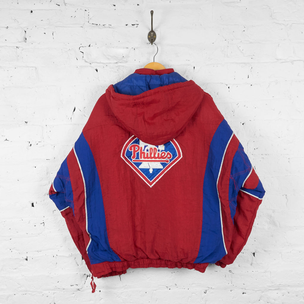 Philadelphia Phillies Baseball Starter Jacket - Red - XL - Headlock