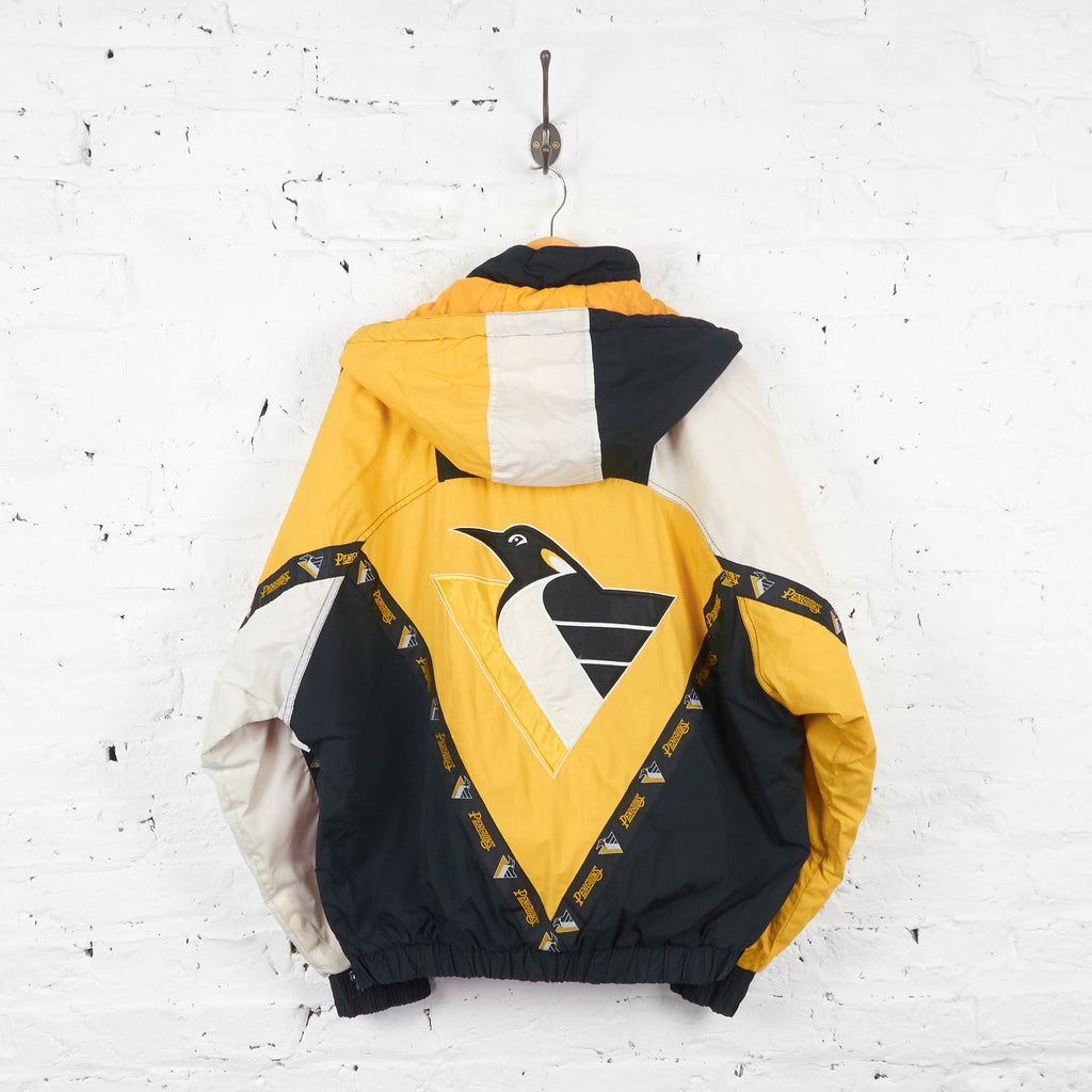 Pittsburgh Penguins Ice Hockey Jacket - Yellow/Black - L - Headlock