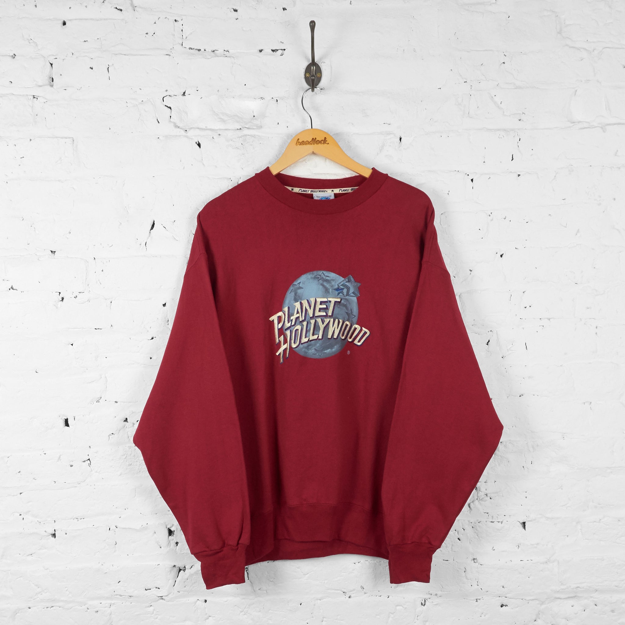 Planet Hollywood Sweatshirt Red XL Headlock