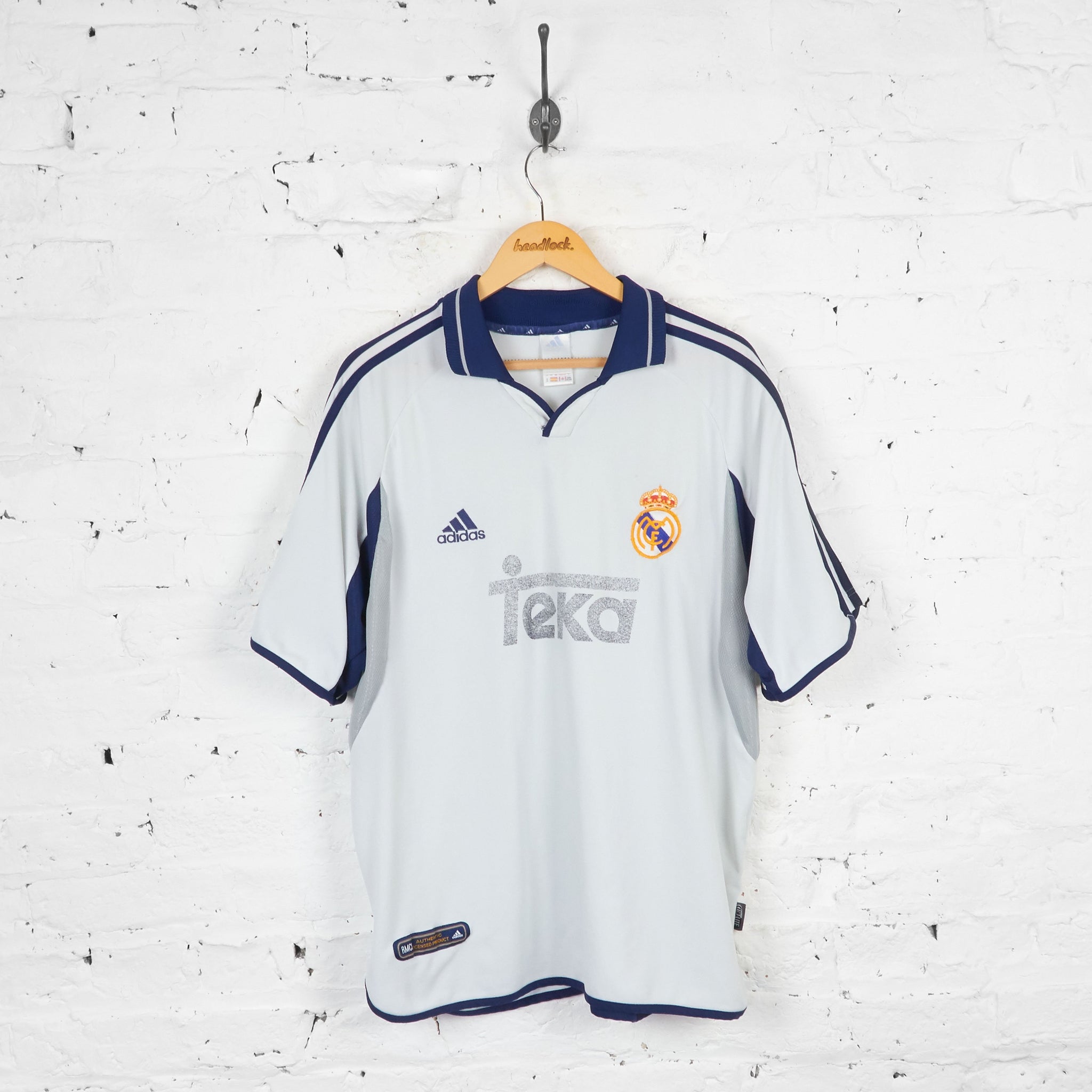 Real Madrid 2000 Adidas Home Football Shirt - White - XL – Headlock