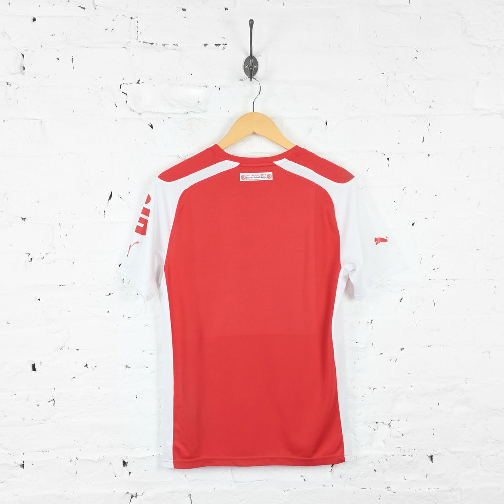 Rot Weiss Essen Puma Football Shirt - Red - S - Headlock