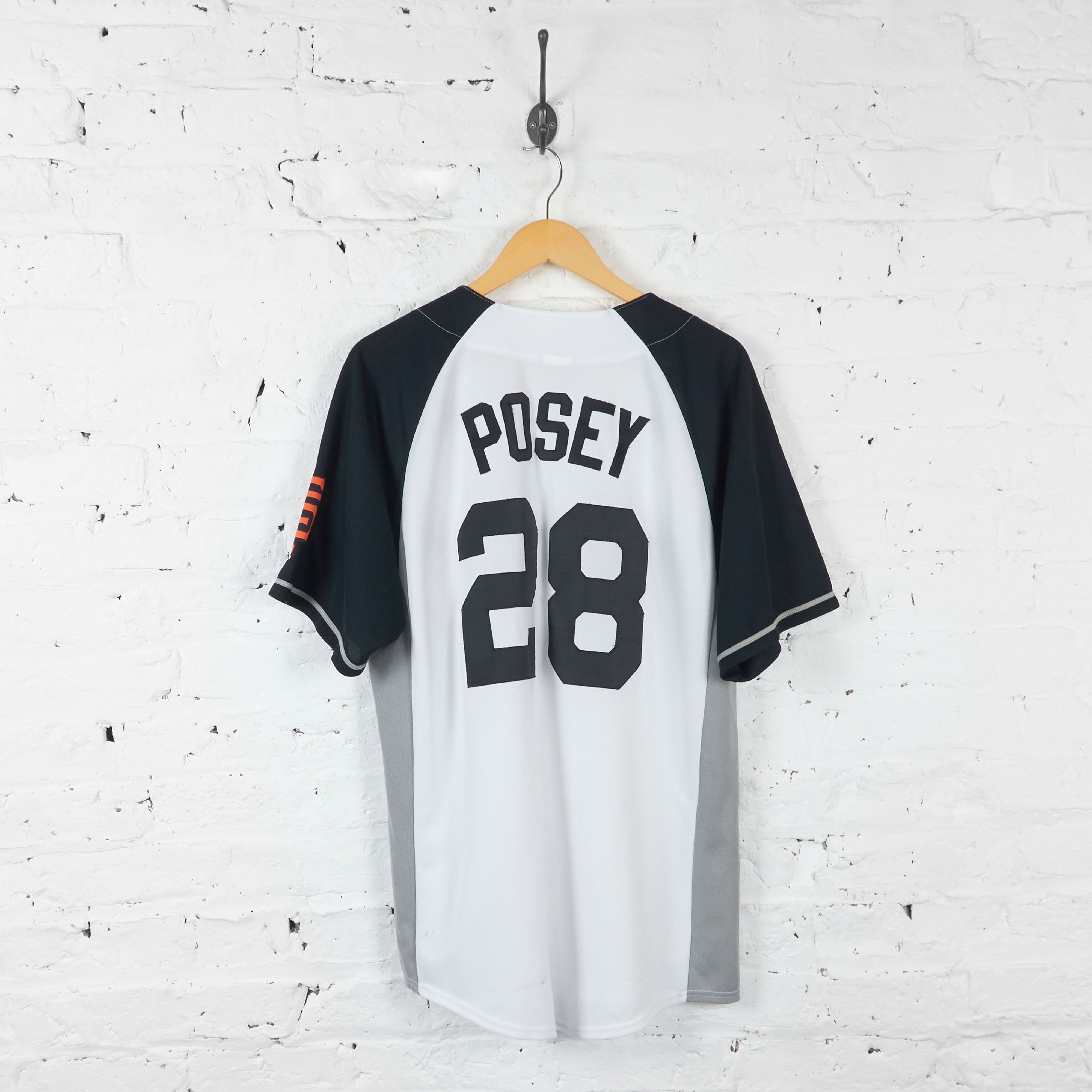 San Francisco Giants Posey Baseball Jersey - White - L – Headlock