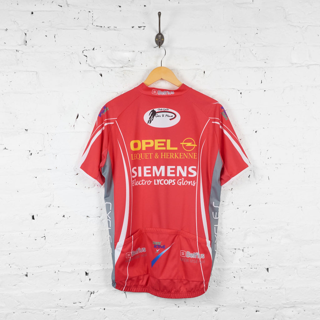 Siemens Opel Cycling Jersey - Red - XXXL - Headlock