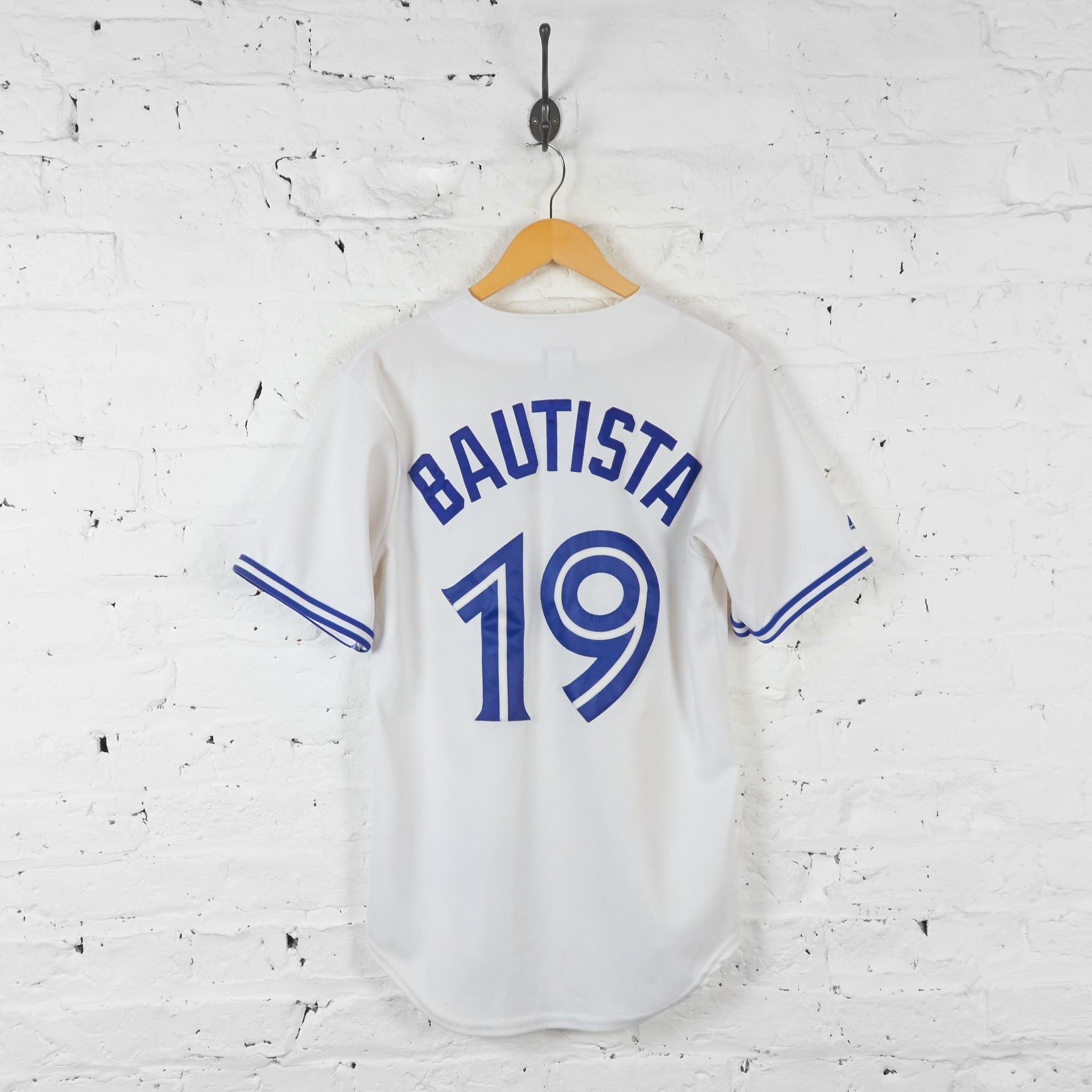 Toronto Blue Jays Bautista Baseball Jersey - White - S – Headlock