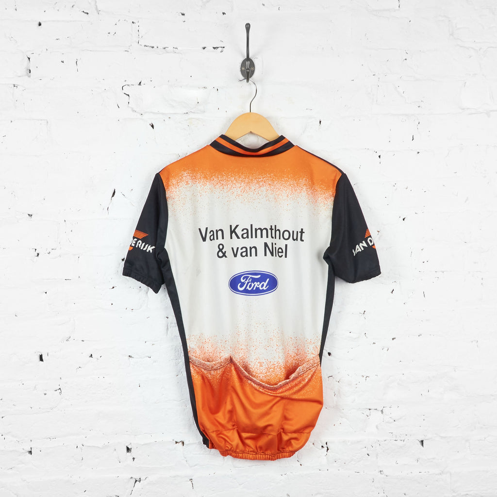 Vermarc Van Kalmothout & van Niel Ford Cycling Top Jersey - Orange - XL - Headlock