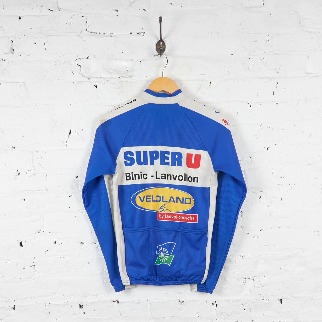 Vifra Super U Long Sleeve Cycling Jersey - Blue - S - Headlock