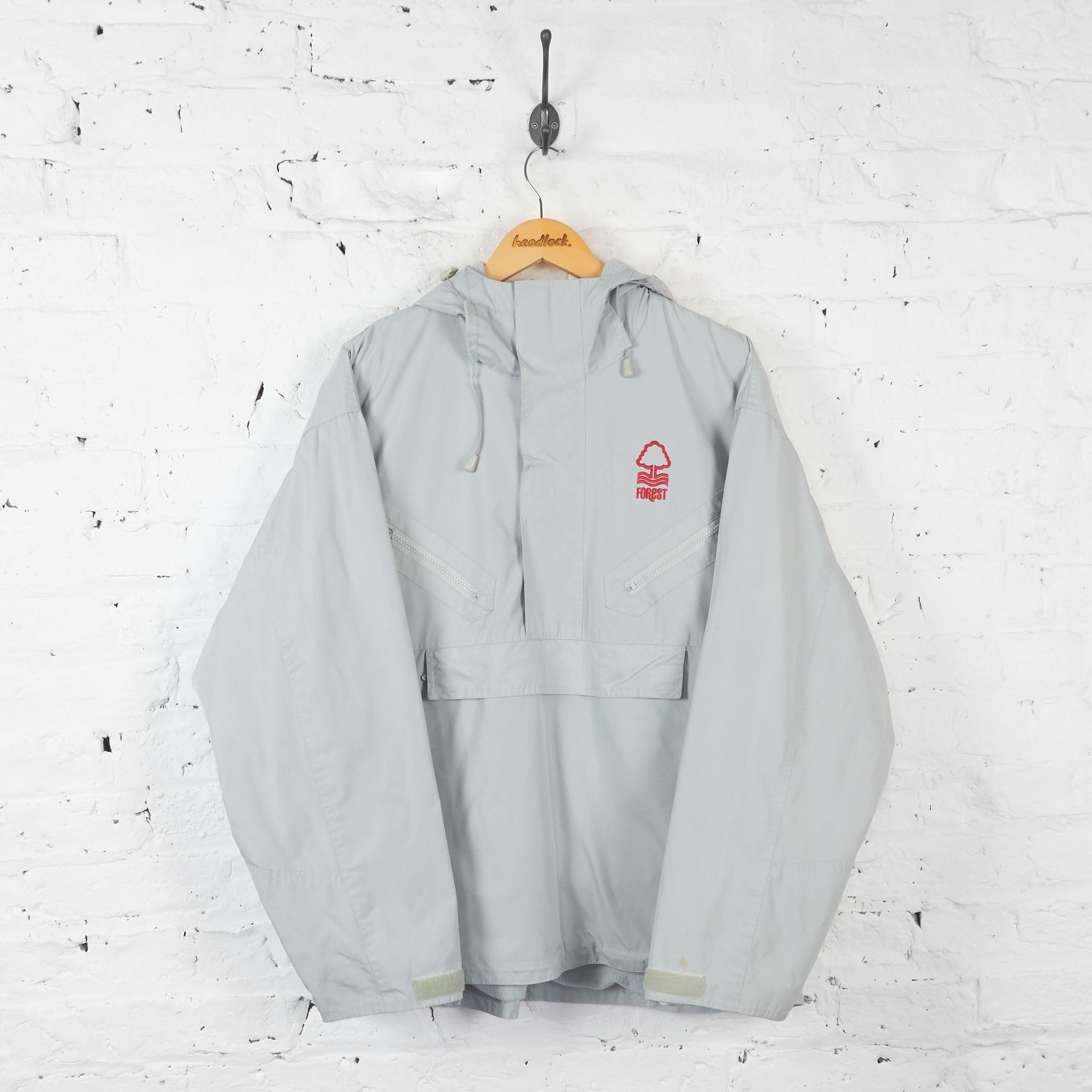 Vintage 1/4 Zip Up Nottingham Forest Jacket - Grey - L – Headlock