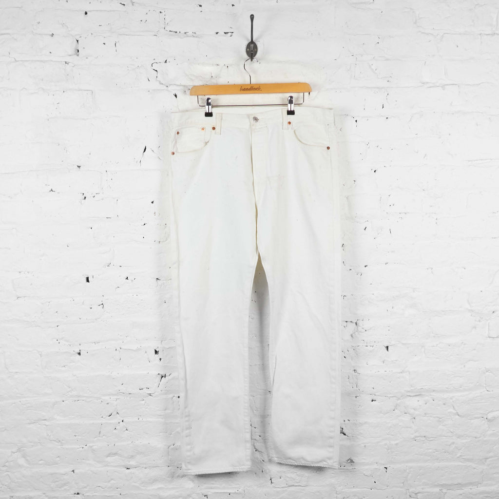 Vintage 501 Levi's Jeans - White - L - Headlock