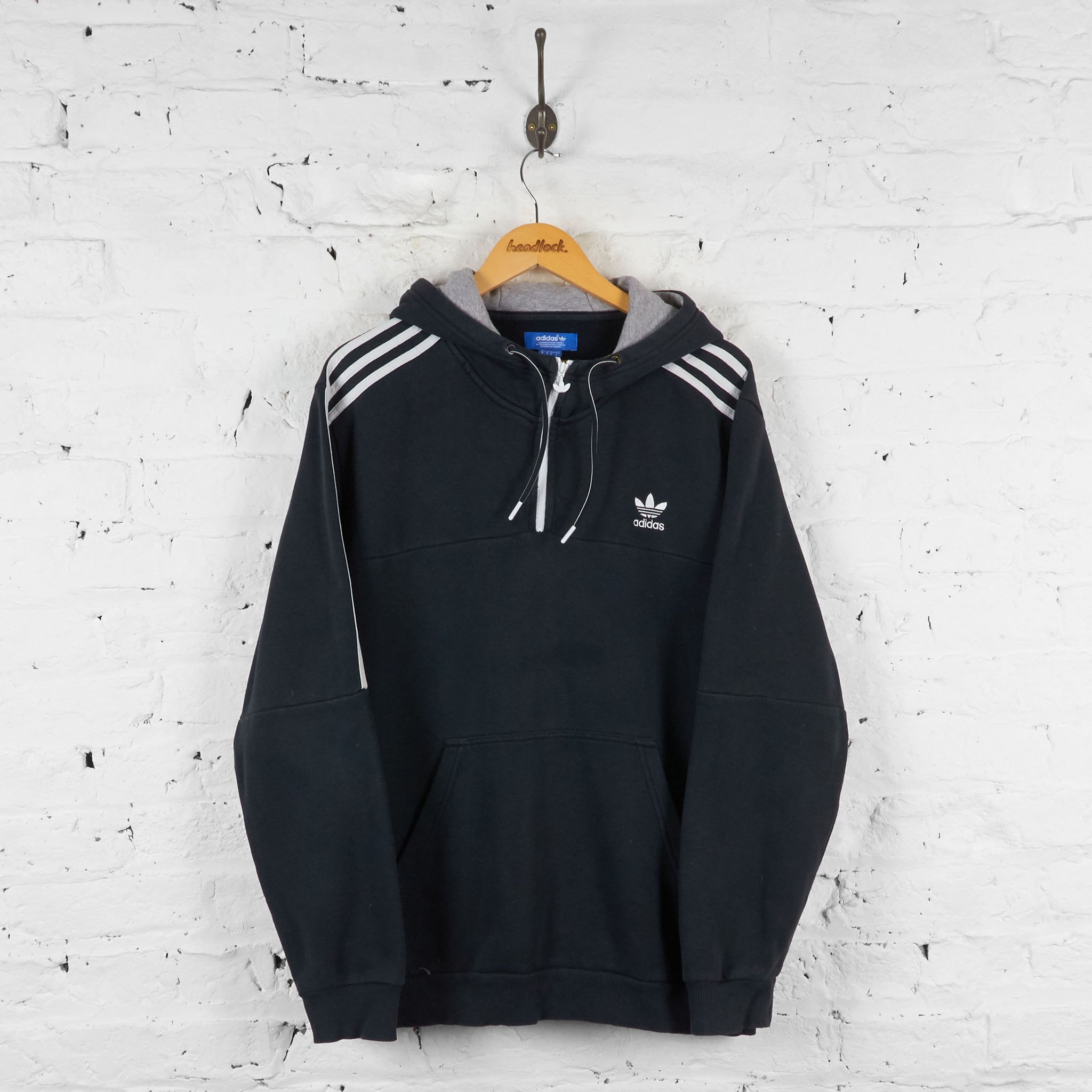 Adidas Originals Adidas Hoodie Gr 158 Vintage Adidas 1/4 Zip