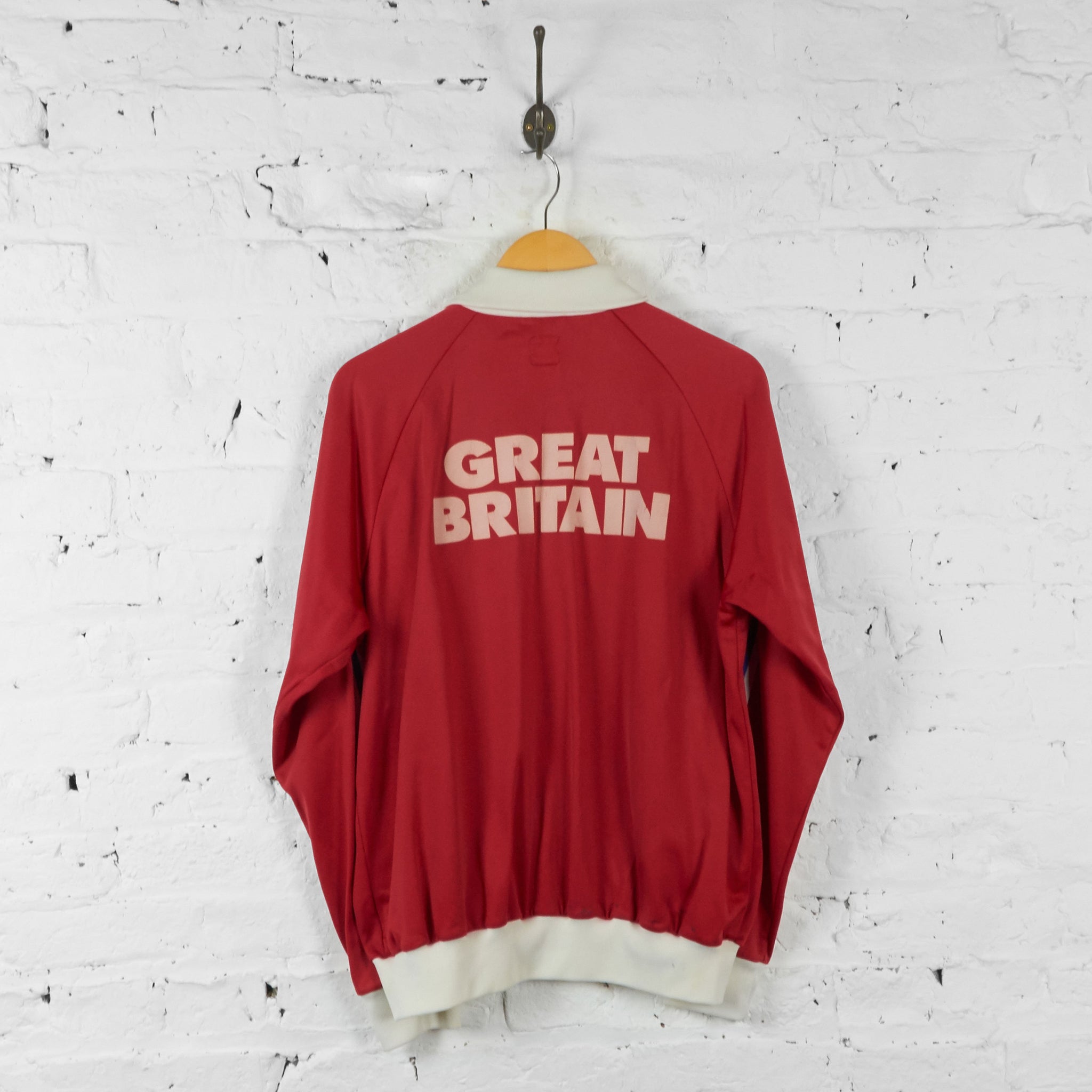 Vintage Adidas Great Britain Tracksuit Top - Red - L – Headlock