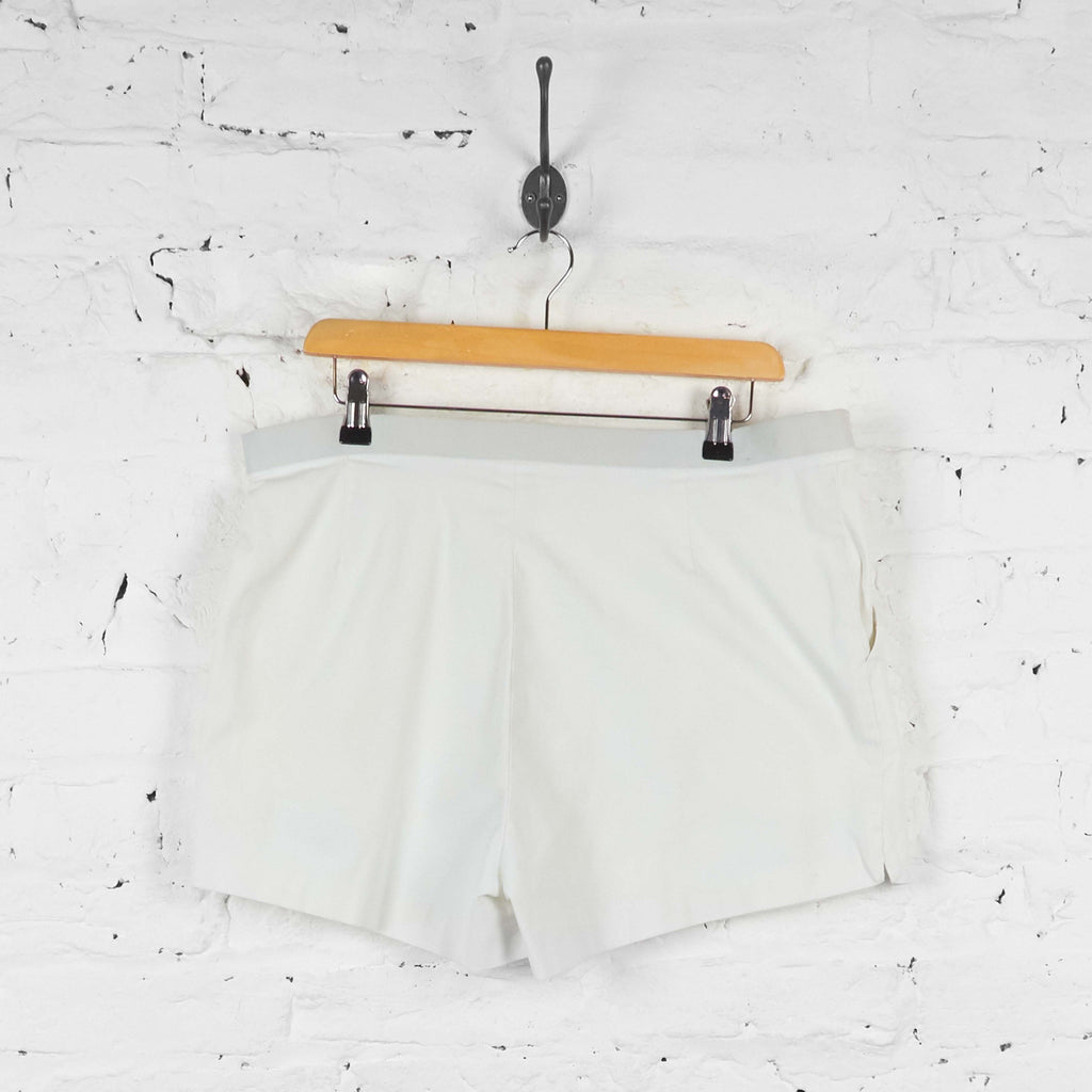 Vintage Adidas Tennis Shorts - White - L - Headlock