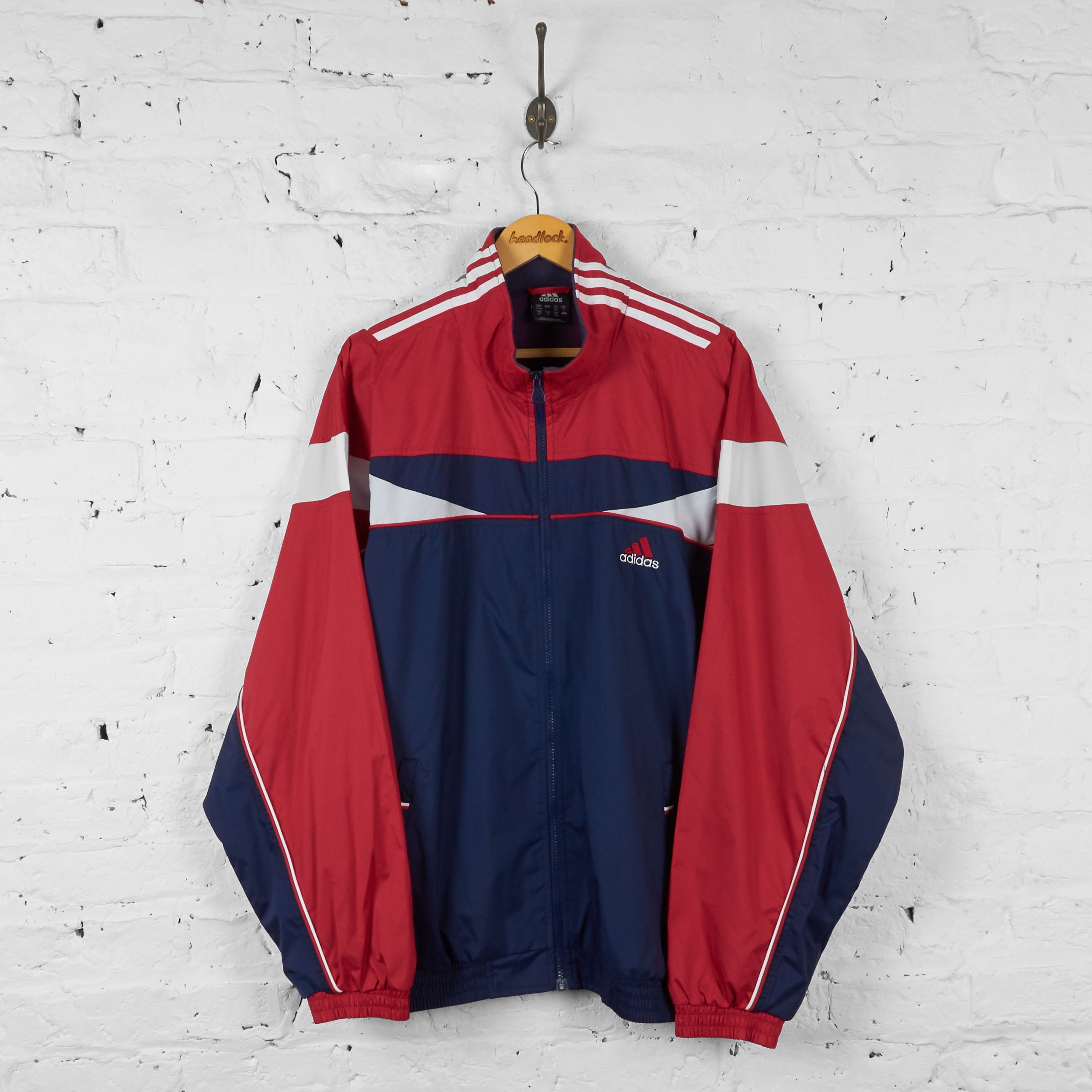 Vintage Adidas Windbreaker Jacket Red/Navy XL – Headlock