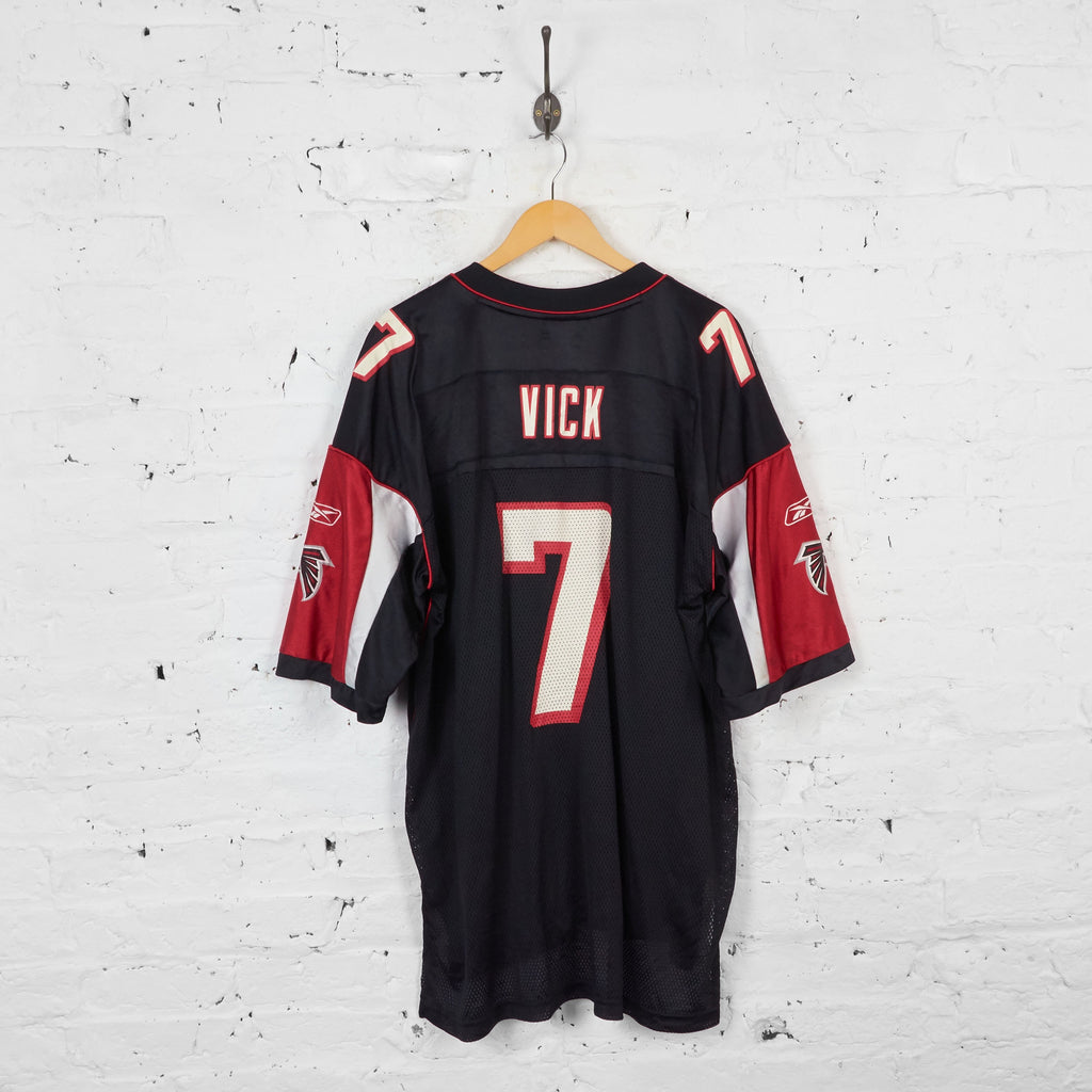 Vintage Atlanta Falcons NFL Vick Jersey - Black - XL - Headlock
