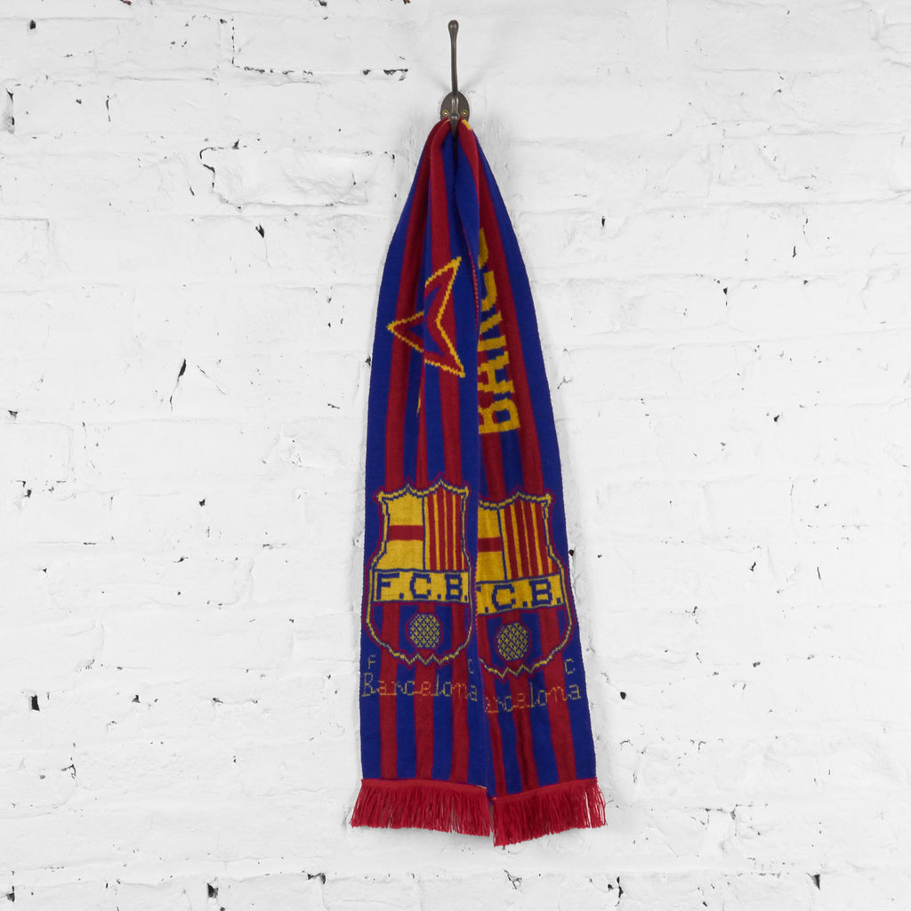 Vintage Barcelona FC Scarf - Red/Blue - Headlock