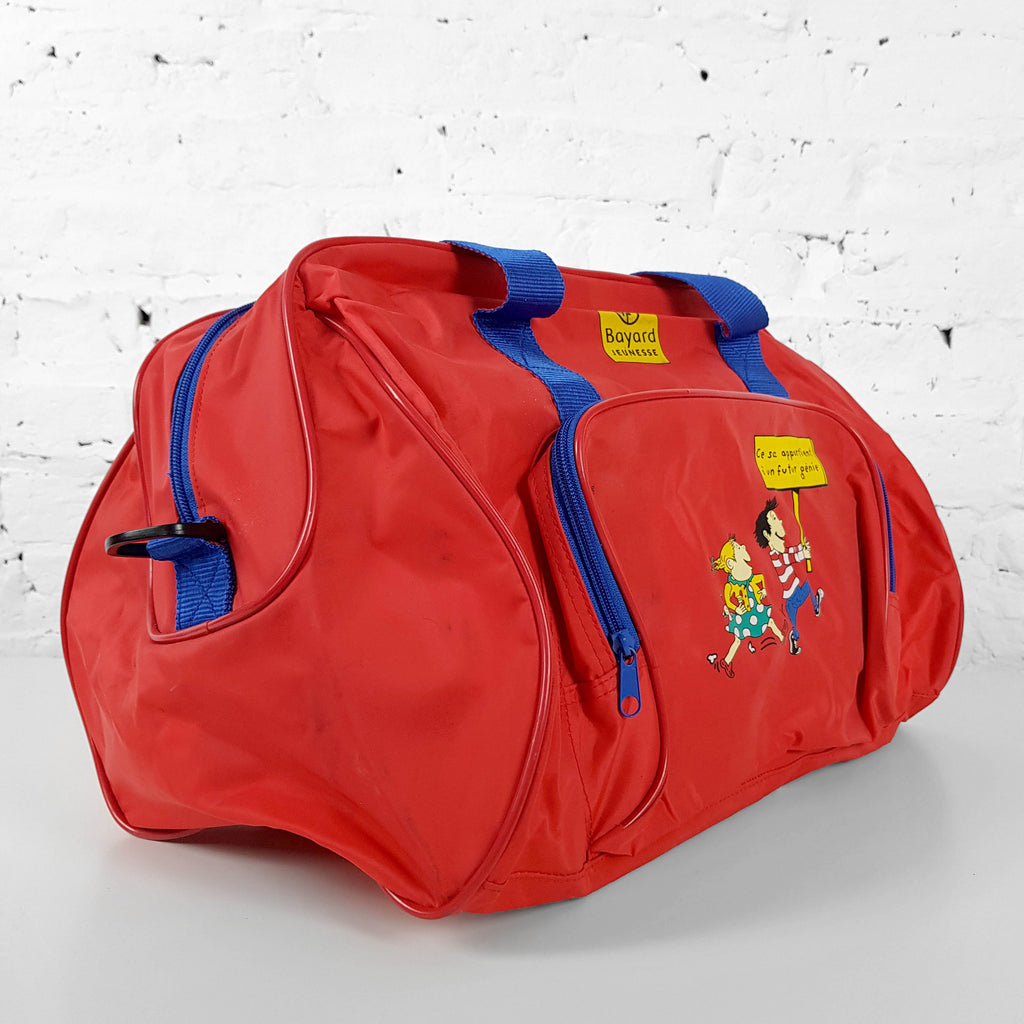 Vintage Bayard Jeunesse Holdall Bag - Red - One Size - Headlock