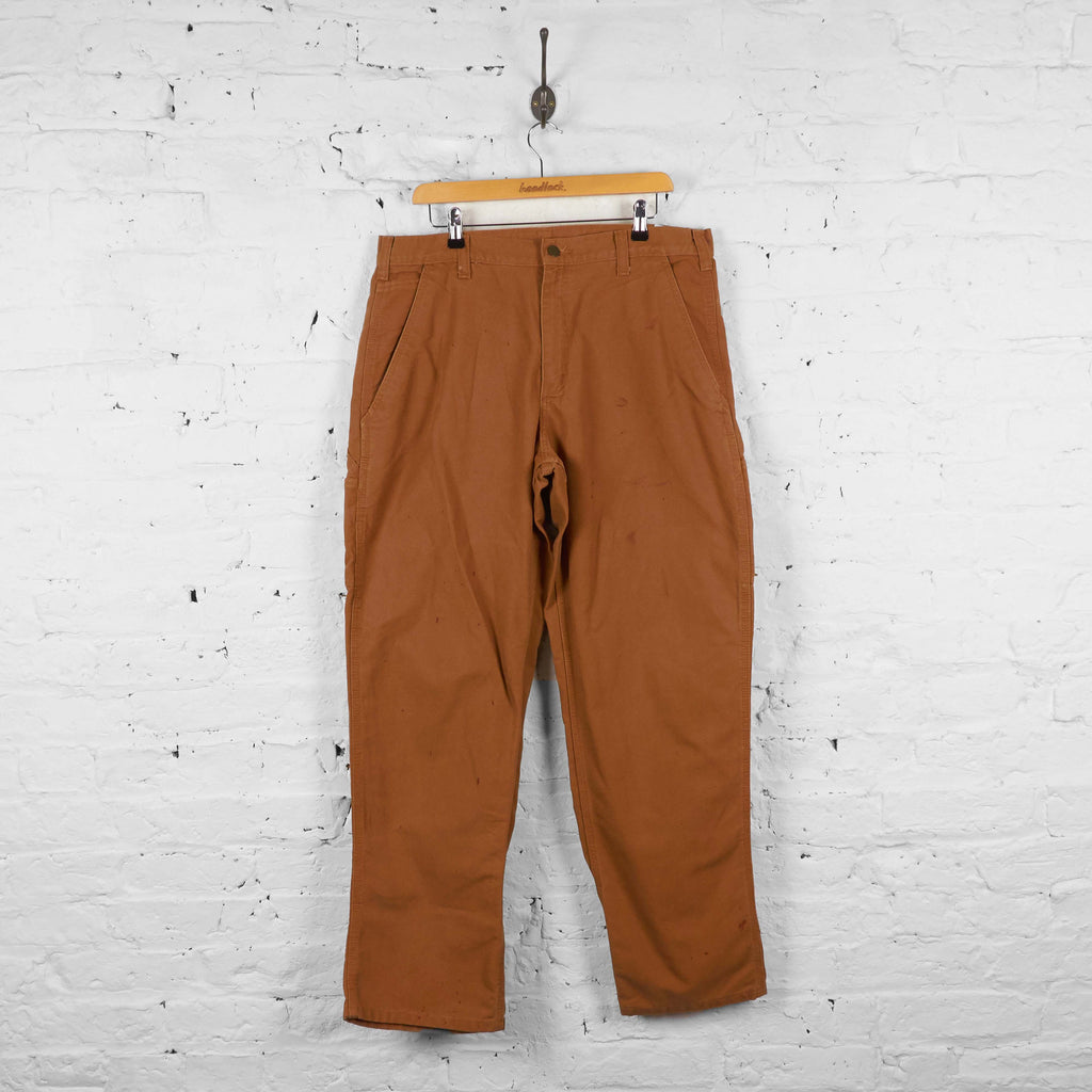 Vintage Carhartt Cargo Trousers - Brown - L - Headlock