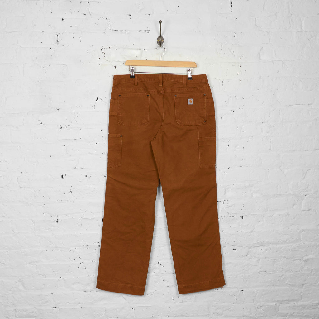 Vintage Carhartt Relaxed Fit Jeans - Brown - XL - Headlock