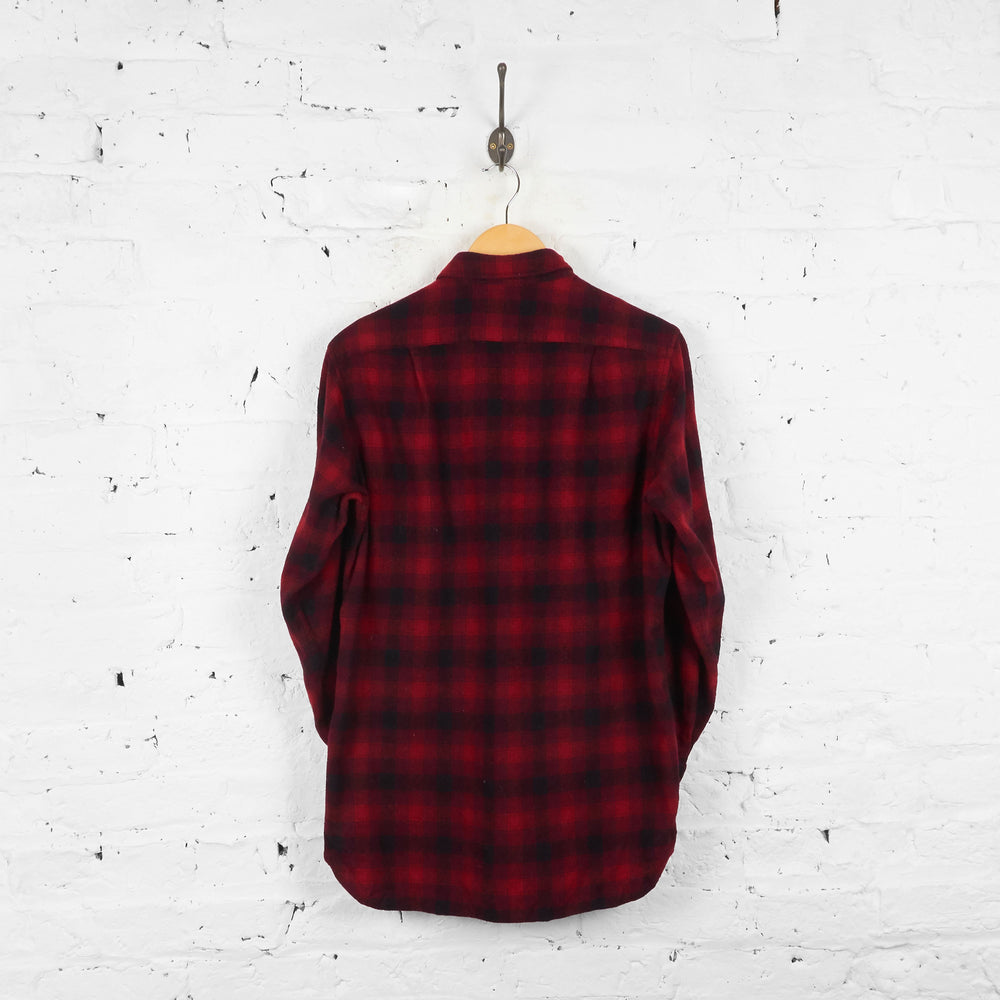 Vintage Checked Pendleton Wool Shirt - Red/Black - M - Headlock