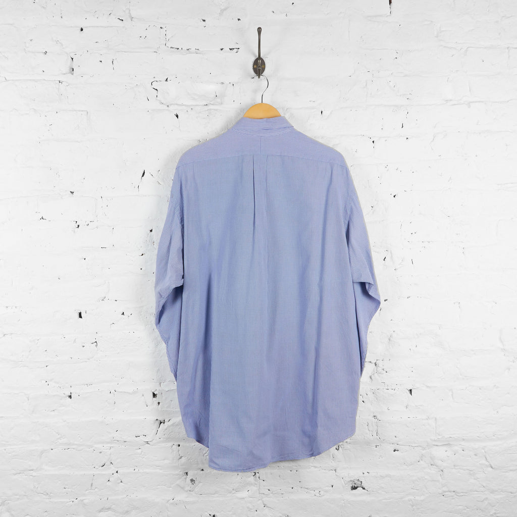 Vintage Checked Ralph Lauren Blake Shirt - Blue/White - XL - Headlock