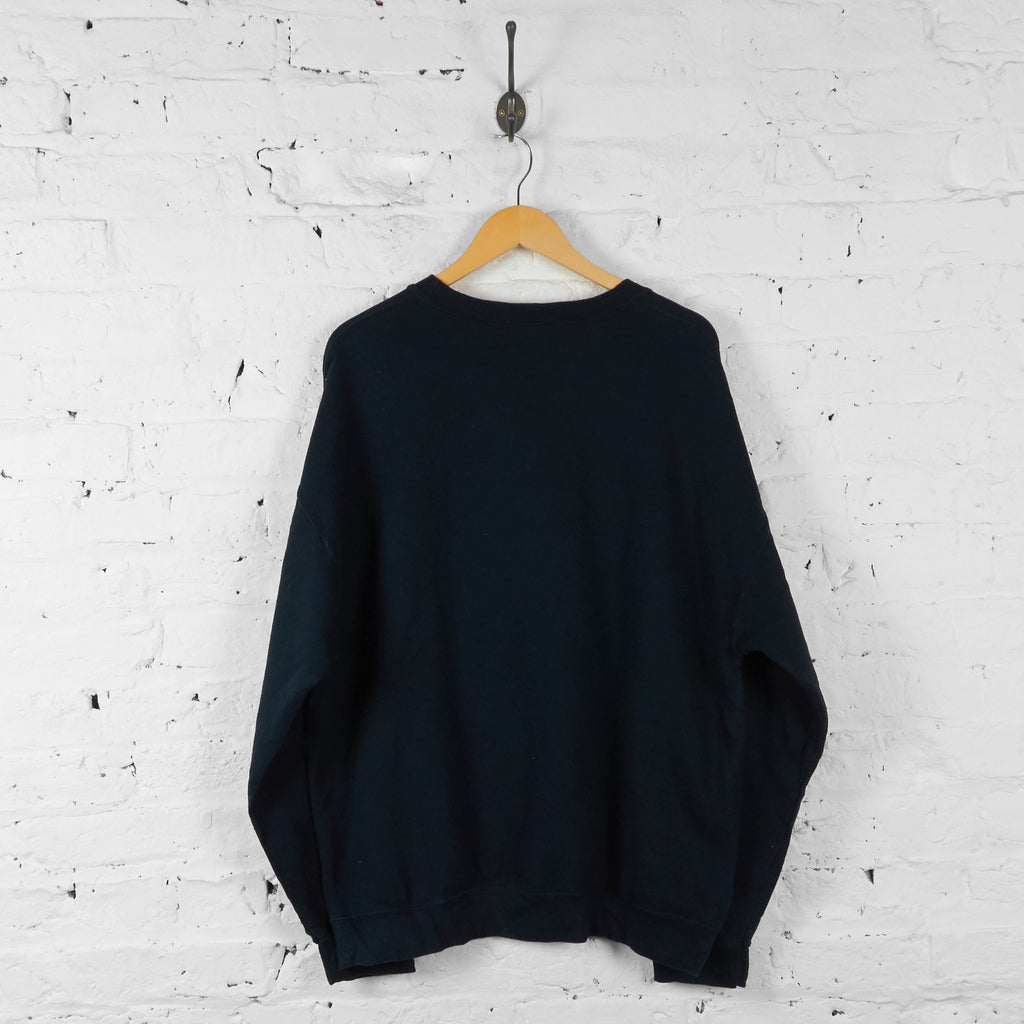 Vintage 'Oops' Slogan Sweatshirt - Black - XL - Headlock